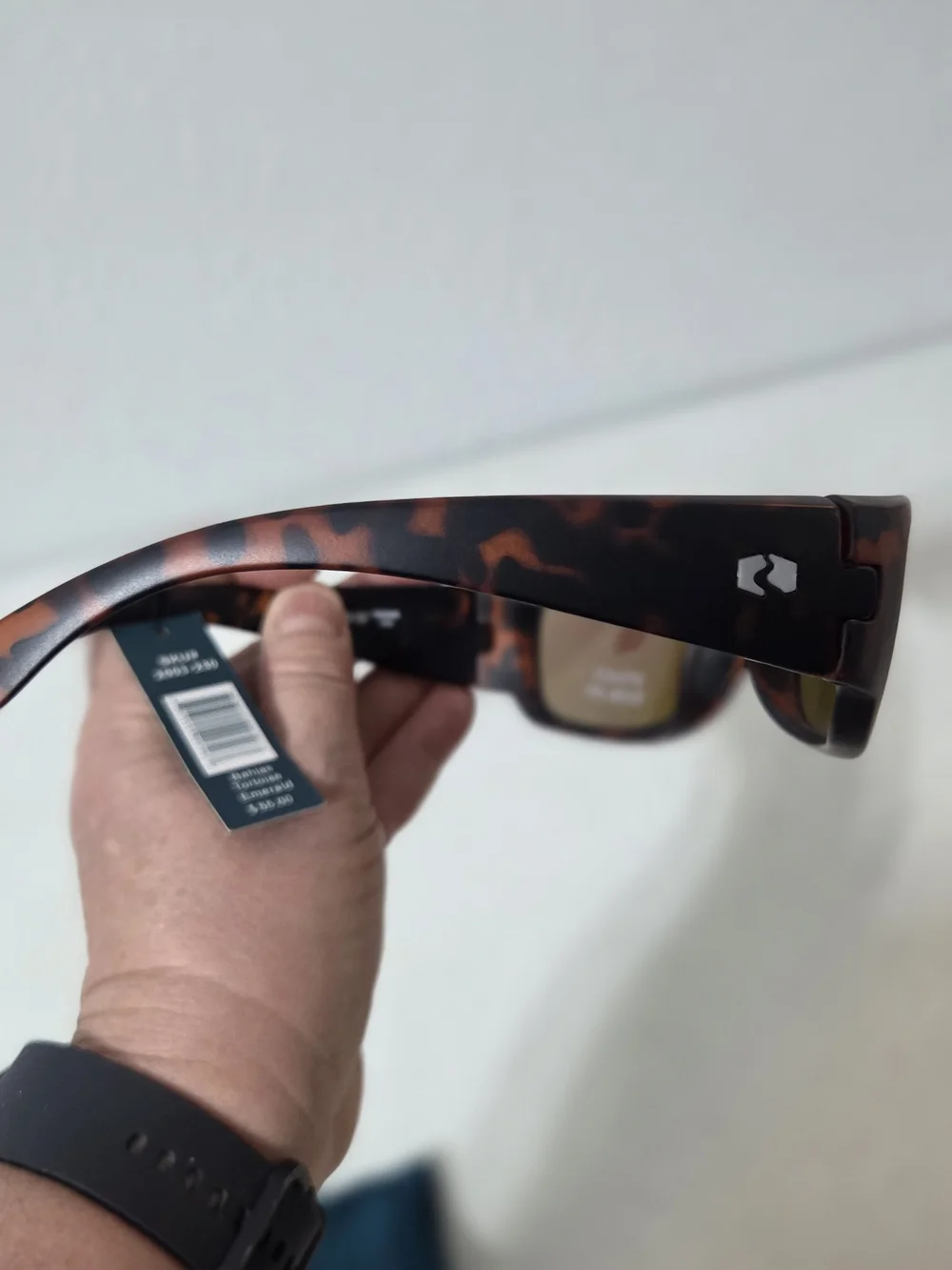 NWT Rheos Floating Polarized Men's Tortoiseshell Sunglasses